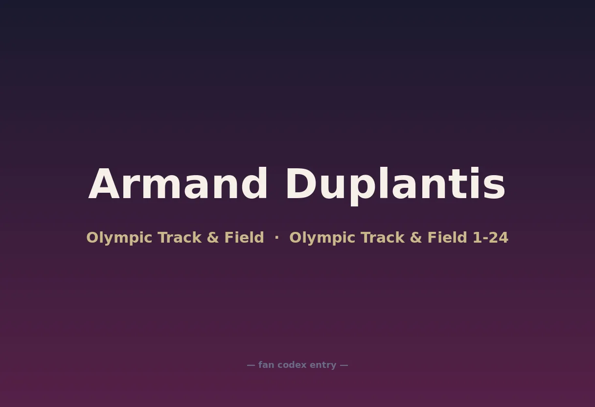 Armand Duplantis