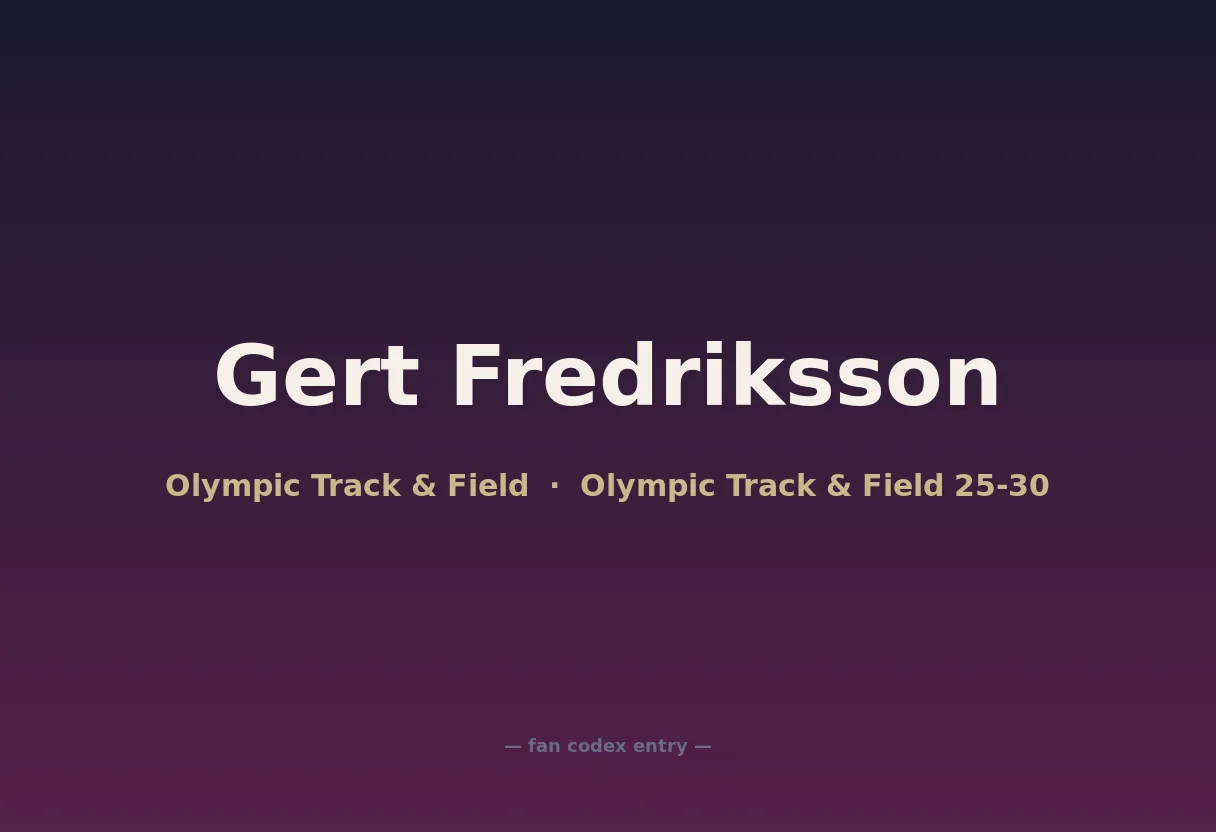 Gert Fredriksson