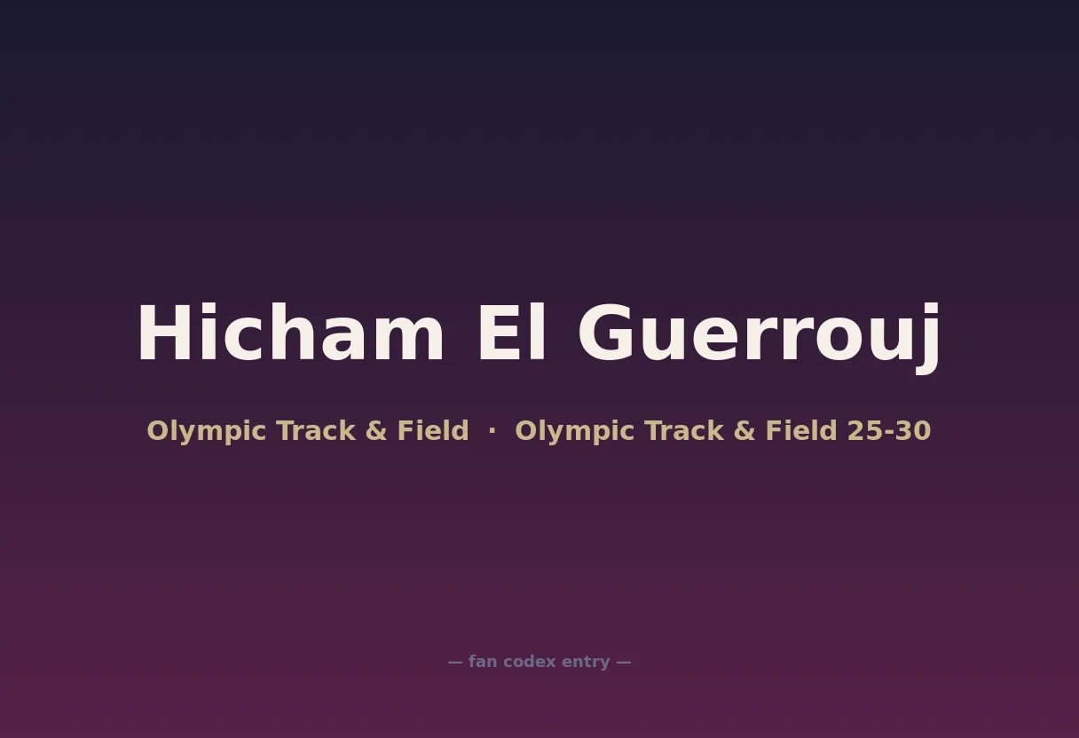 Hicham El Guerrouj